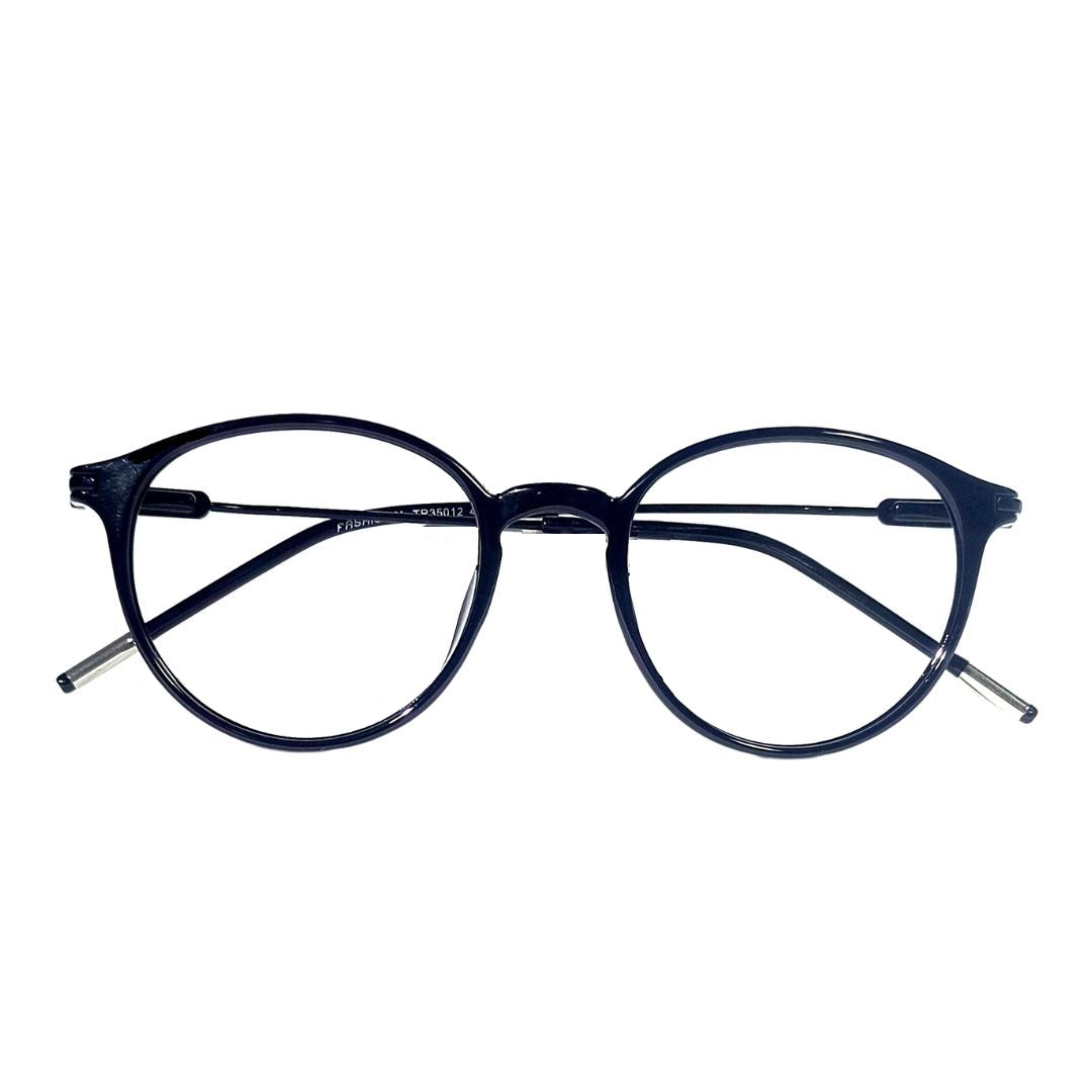 Jubleelens Men's TR35012 Round Glasses, Round Spectacles Chashma Frames