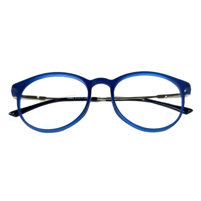 Jubleelens Blue Visage Poly-Full stylish Round Unisex frame- V4002