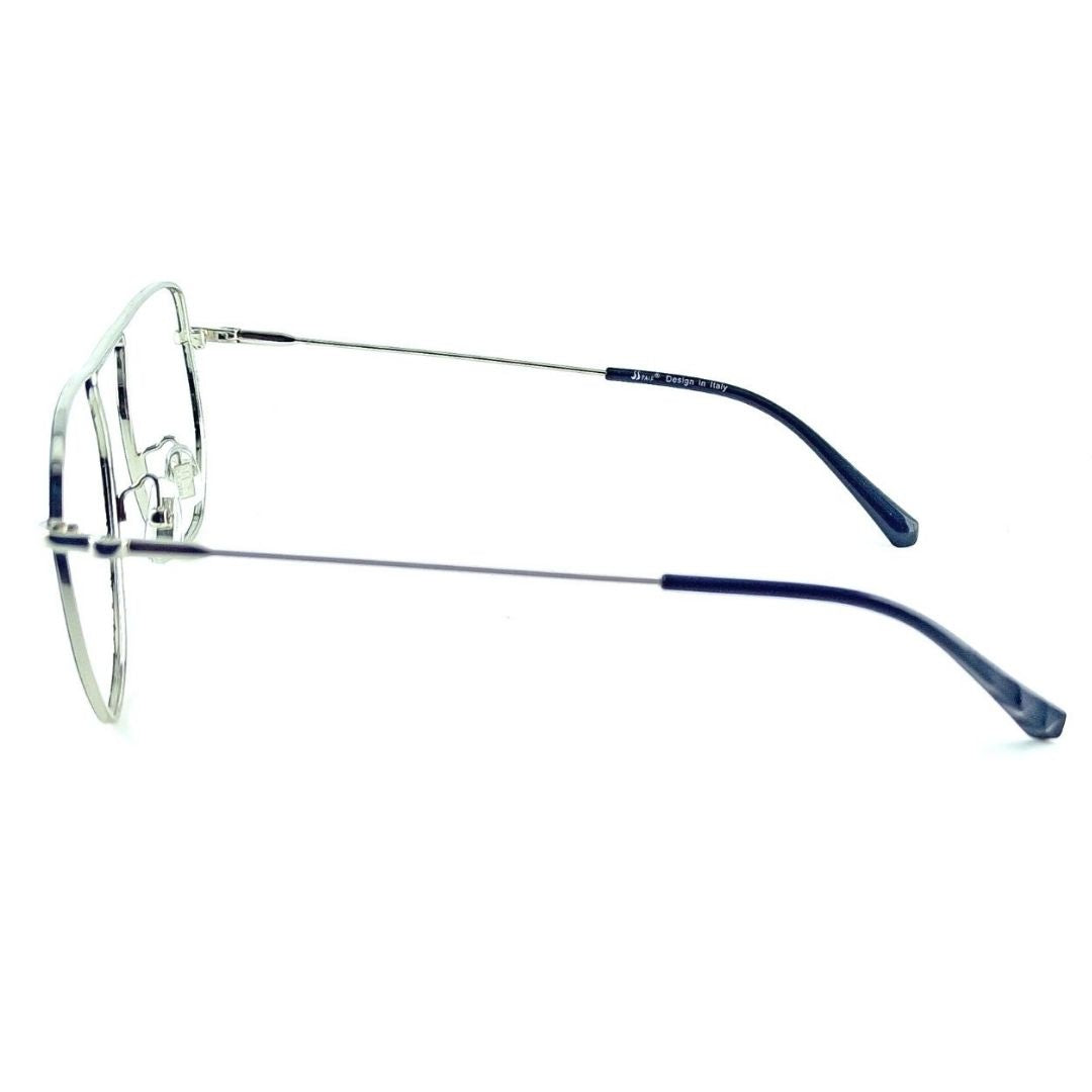 Metal Retro Design side Flat Aviator Glasses Eyewear