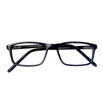 Jubleelens - Black Full Rim Rectangle Eyeglasses for Kids ( 56802 )