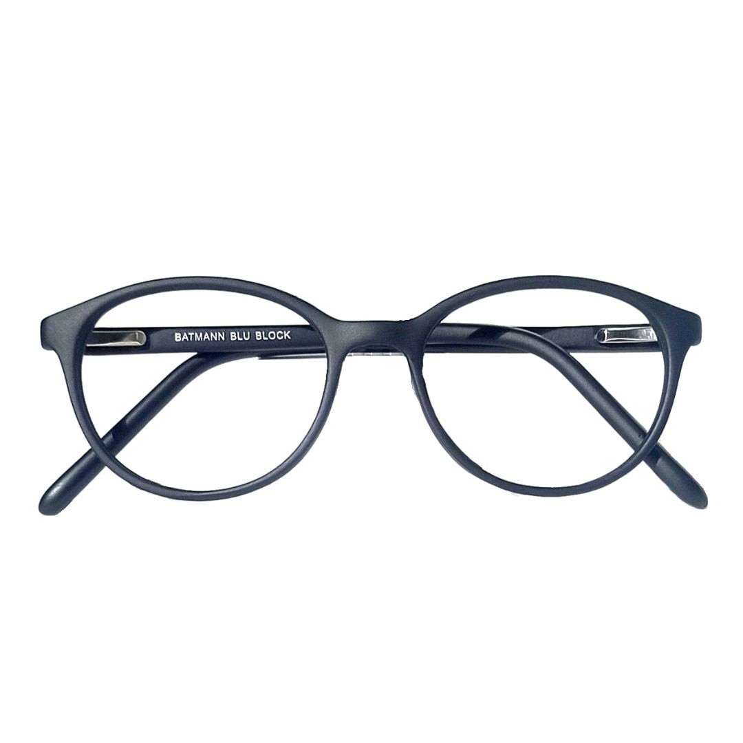 Jubleelens - Black Full Rim Round Eyeglasses for Kids  (56810 ) (Single Vision)