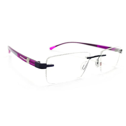 Jubleelens Rectangular Rimless Medium Frame (51mm)