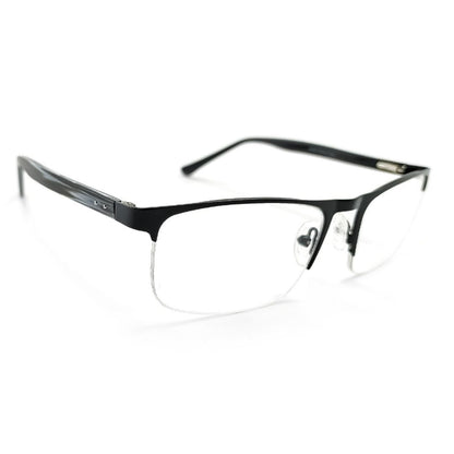 Jubleelens Stylish Supra Grey Half Rim Frame For Unisex (50mm)