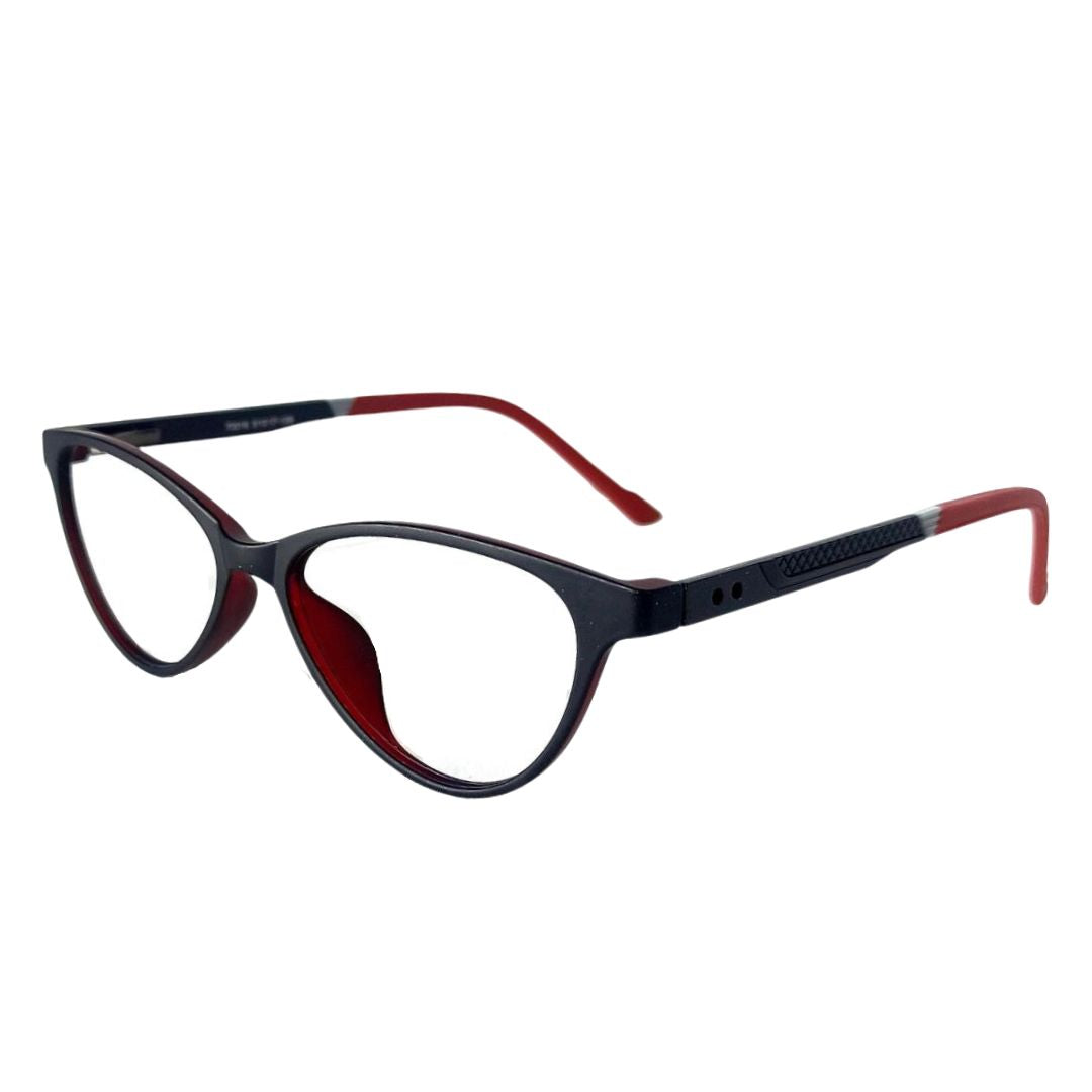 Jubleelens Dark Red Cat Eye Design Frame For Women- 73016