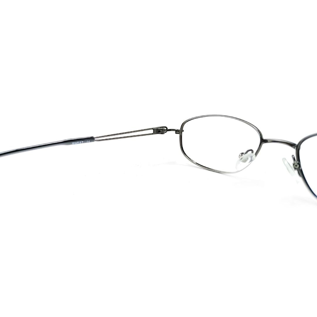 Designer Full Rim Gun Metal Frame For Women And Girl