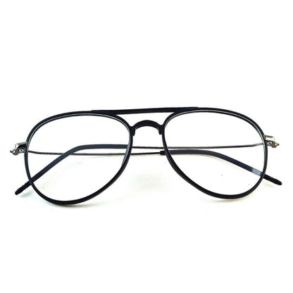 Black Aviator Jubleelens® Frames Blue Blocker Zero Power Spectacles