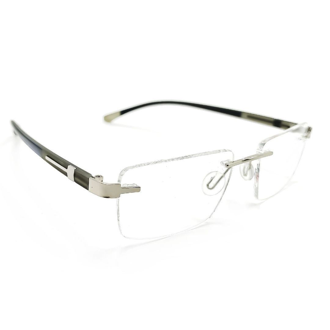 Jubleelens Rectangular Rimless Medium Frame (51mm)