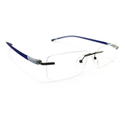 Jubleelens Rectangular Rimless Medium Frame (50mm)