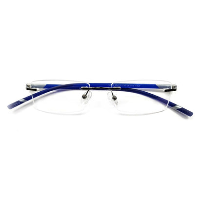 Jubleelens Rectangular Rimless Medium Frame (50mm)