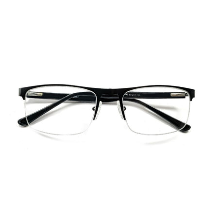 Jubleelens Stylish Supra Grey Half Rim Frame For Unisex (50mm)