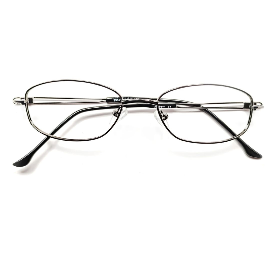 Designer Full Rim Gun Metal Frame For Women And Girl