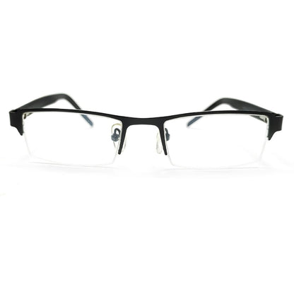 Trendy Supra Black Freshlook Half Frames For Boys And Girl