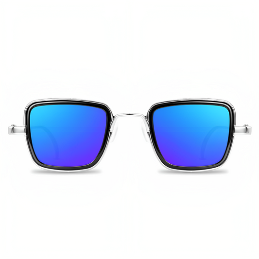 Jubleelens - Kabir Square Shade- Blue Gradient Color Modern Look with UV Protection