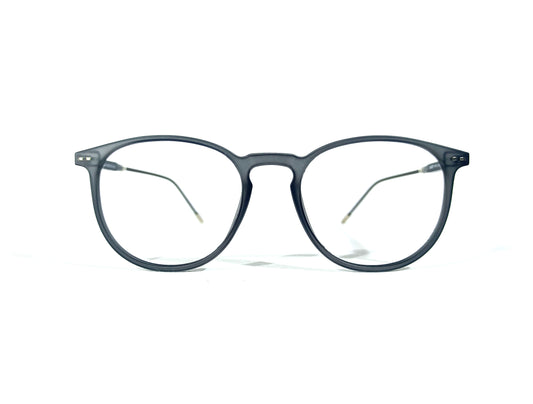 Rectangular Transparent Full Rim Round Eyeglasses