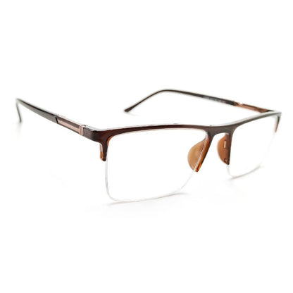 Chasma Frame For Men Rectangular Glasses Black-Blue Frame