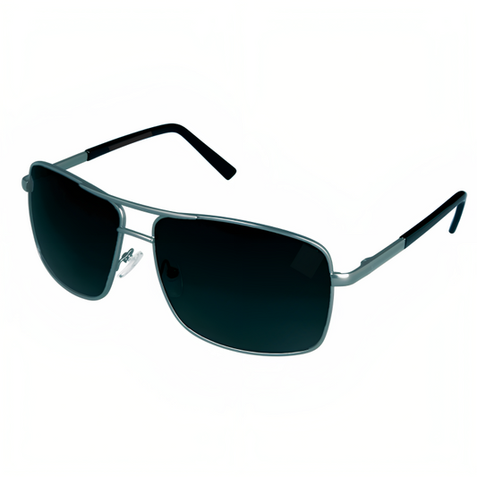 Jubleelens - Rectangle Metal Full Frame UV400 Sunglasses For Women Men 2314