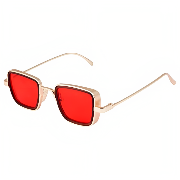 Translucent Red Rectangular Frame Sunglasses | Claire's US