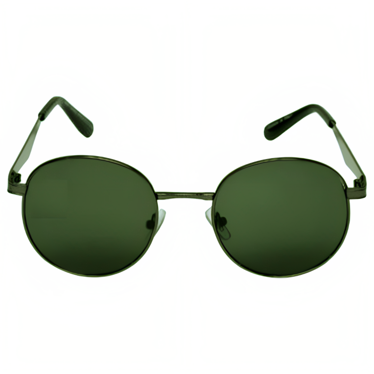 Jubleelens - Stylish Gunmetal Green Tint UV400 Sunglass 2308