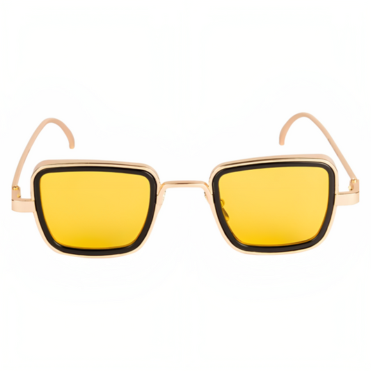 Jubleelens - Kabir Square Shade- Yellow Modern Look with UV Protection